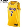 NBA Børn Trøje Los Angeles Lakers Carmelo Anthony 7 2022-23 Nike Icon Edition Gold Swingman